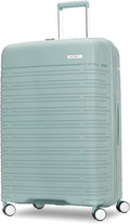 Samsonite Elevation Plus - Large Hardside Luggage - Scratch Resistant Polypropylene Shell, RightHeight™ Adjustable Handle, Integrated AirTag Holder, TSA Lock, WetPak™ Compartment - Cypress Green