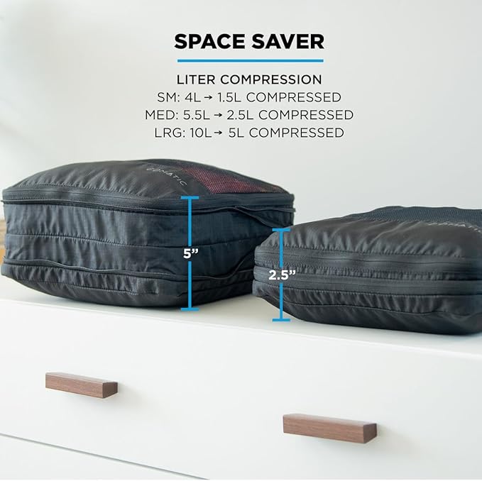 Packing Cubes with Compression - Found & Lost by NOMATIC