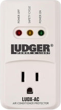 Ludger Power Surge Protector (LUDX-AC), ETL Certified, Reliable Protection, 4-Minute Safety Cycle, 3 Modes LED Indicator, 2/3 Prong Outlets, Fire-Resistant
