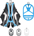 Shoe Holster For Backpack with Clip Hanger. Footwear Holder with Clip for Sneakers, Cleats, Bowling, Soccer, Basket, Football. For Travel, Outdoors, Sports & Space Saving