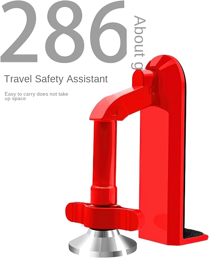 Portable Alarm Door Stopper for Bottom of Door, 2025 New Door Stop Alarm Wedge, Safety Door Stopper Security for Travel,Home,Apartment House (D)