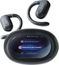 GO1 Real-time Phone Call Translaton Earbuds, 3-in-1 AI Translator Earbuds with Adjustable Earhook Open-Ear Translating Ear Bud Supports 150+ Languages for Video Calls, Business Visits