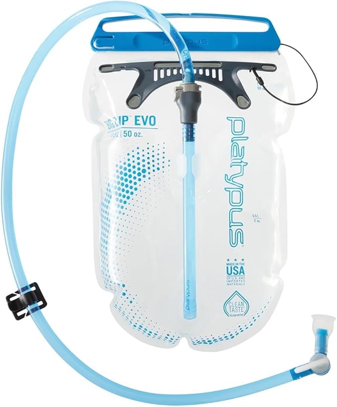Platypus Big Zip EVO Taste-Free Water Reservoir/Hydration Bladder, 1.5-Liter
