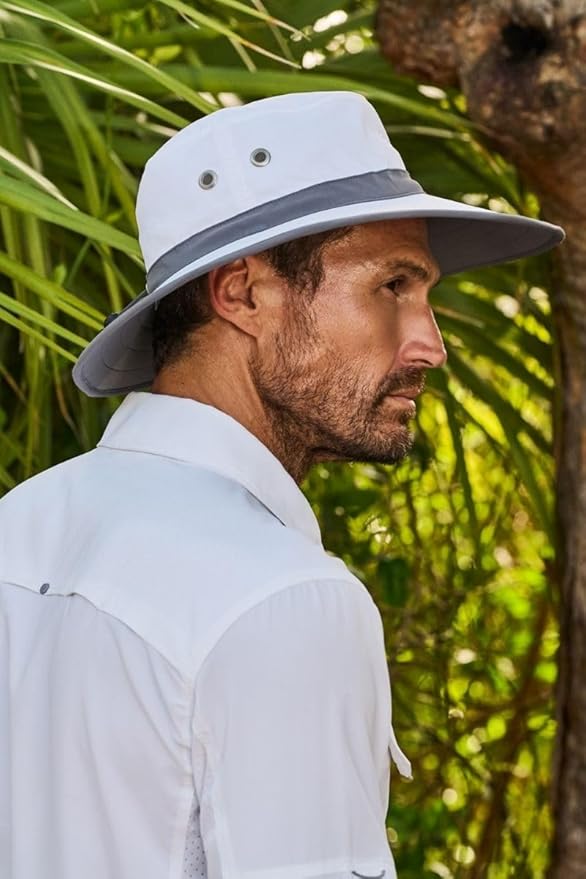 Coolibar UPF 50+ Men's Women's Matchplay Golf Hat - Sun Protective