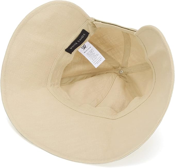 Linen Victorian Bonnet Hat Sun Cap, Foldable Summer Visor | New Katy