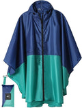 SaphiRose Unisex Rain Poncho Raincoat Hooded for Adults Women with Pockets