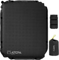 ATEPA Inflatable Stadium Seat Cushion, Self-Inflating Memory Foam Stadium Seats Bleacher Seat Chair Cushion Pad for Airplane Travel Backpacking Sports Events