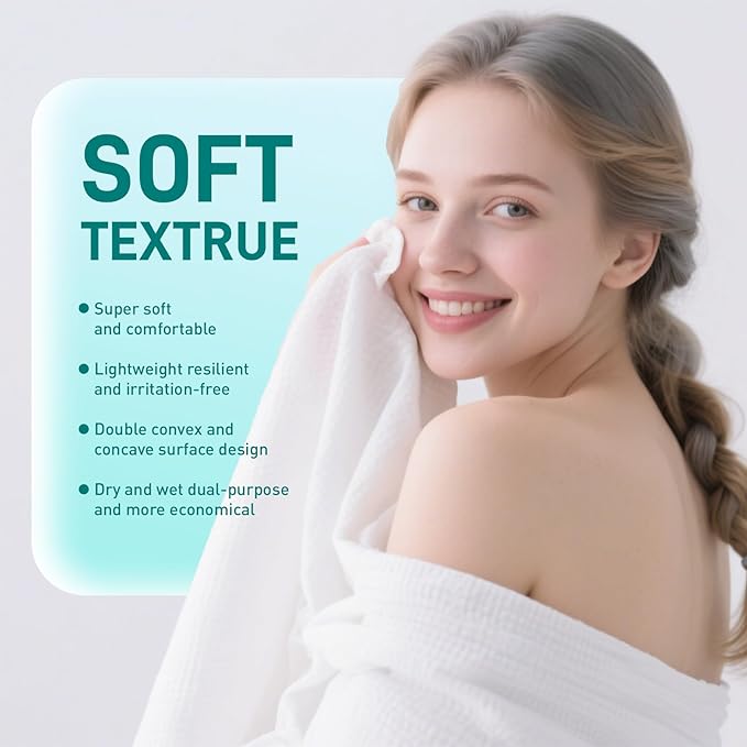 Disposable Bath Towels,Extra Large Beach Towels 30"X60", Camping Towels for Travel Hotel, Soft Quick Dry Shower Tissue for Body,Gym Sports,Beach (XL,10 Count)