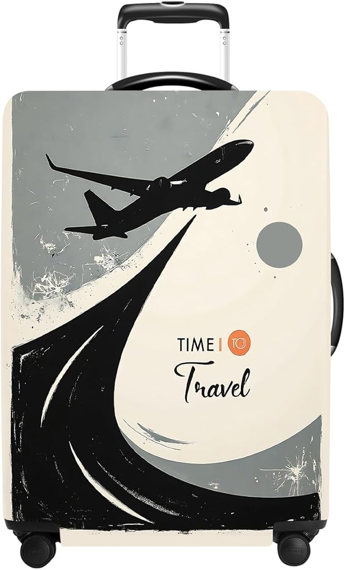 Travel Luggage Cover Washable Suitcase Protector Anti-Scratch,Stretchable Fit for 20-34Inch Luggage Durable Travel Bag Cover with Zipper Closure (L(28-30inch suitcase))