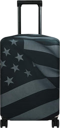 Explore Land Travel Luggage Cover Suitcase Protector Fits 18-22 Inch Case (Flag, S)