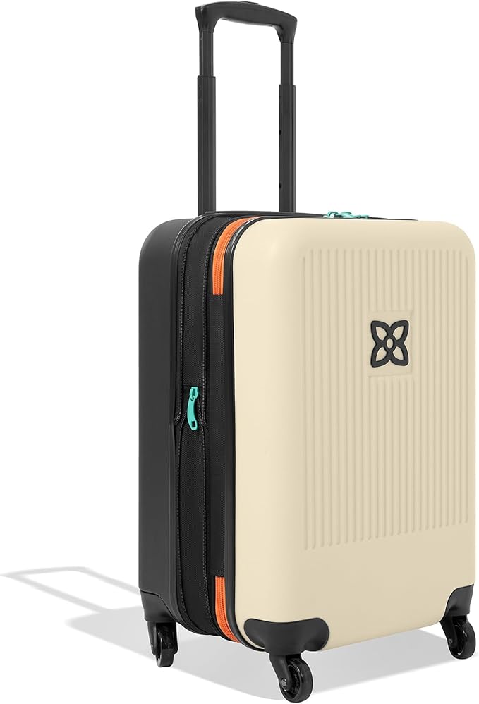 Sherpani Meridian, 22 Inch Carry On Luggage Airline Approved, Rolling Hardside Suitcase 22x14x9, Travel Luggage for Women, Expandable Suitcase, Travel Gift (Bluff)