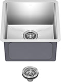 Kraus Kitchen Sink - Kraus Standart Pro 17-Inch Undermount Single Bowl, 16 Gauge Stainless Steel Kitchen Sinks, KHU101-17