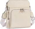 Crossbody Purse for Women,Lightweight Medium Crossbody Bag Soft Leather Women's Shoulder Handbags with Tassel