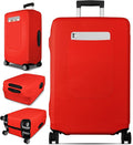Slohif Luggage Cover for Suitcase Tsa Approved Protector - Luggage Sleeve Suit Case Cover Travel Stretch Large Baggage Case Protective Washable Fit 22-24 Inch Red