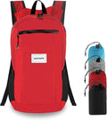 Hiking Daypack - Lightweight & Water-Resistant Portable Backpack for Travel, Camping, Outdoor Adventures(25L, red)