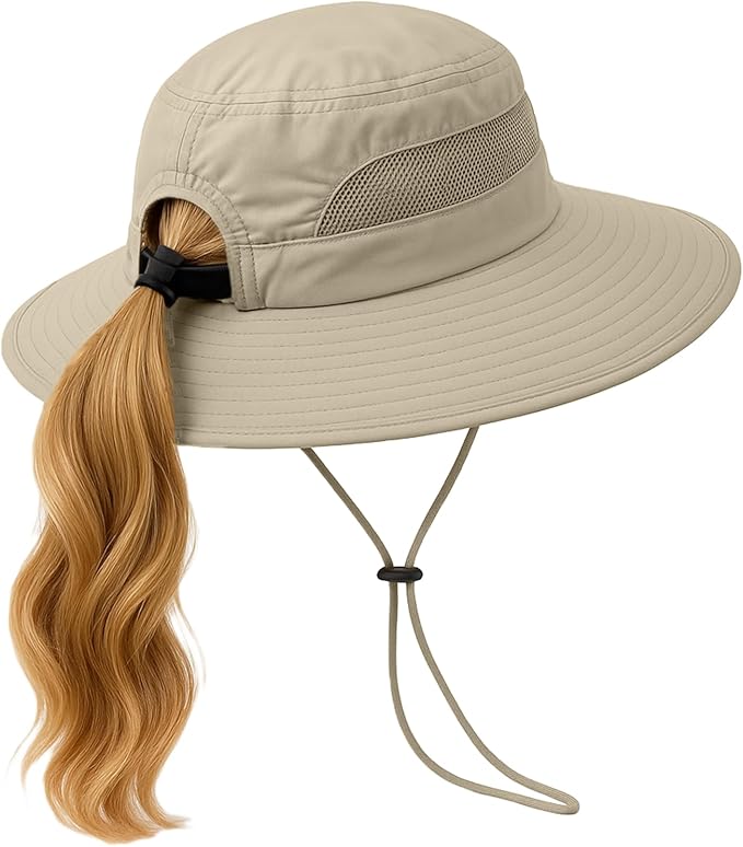GearTOP Safari Sun Hat for Men and Sun Hats for Women UV Protection UPF 50+ Hiking, Gardening, Fishing