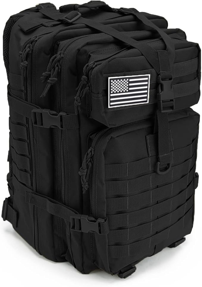 QT&QY 45L Military Tactical Backpacks For Men Camping Hiking Trekking Daypack Bug Out Bag Lage MOLLE 3 Day Assault Pack