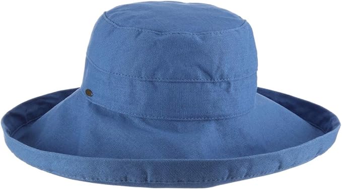 Scala Women's Cotton Hat with Inner Drawstring and Upf 50+ Rating