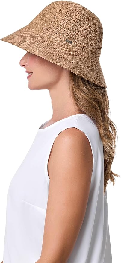 Women's Bucket Hat - UPF 50 Sun Protection - Packable & Travel Friendly - Marina
