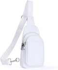 befen Genuine Leather Small Sling Bag for Women Anti-Theft Crossbody Chest Bags Fanny Packs for Travel with RFID Card Slots