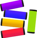 Neoprene Luggage Handle Wraps for Traveling Bright Color Luggage Tags/Handle Wraps/Handle Covers-Mixed 5 Colors