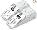 Portable Door Stop Alarm, No Installation Required, Provides Security for Home, Hotel and Traveling(2 Pack Door Stop)