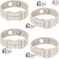 Hion Motion Sickness Bracelets Sea Sickness Wristbands for Motion Sickness/Morning Sickness/Pregnancy Nausea Anti Nausea Bands Acupressure Wristband Motion Sickness Bands（2Pairs Starlight