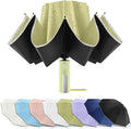 Bodyguard Inverted Umbrella - Large Windproof for Rain & Sun, Compact Reverse With Reflective Stripe, Teflon-Coated for Women Men, Travel Folding With Cover Bag
