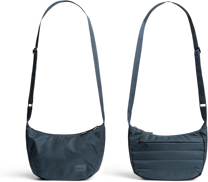 Bellroy Laneway Crescent Bag (everyday 2.5 liter mini crossbody bag with plenty of pockets and adjustable strap)' - BlueSteel