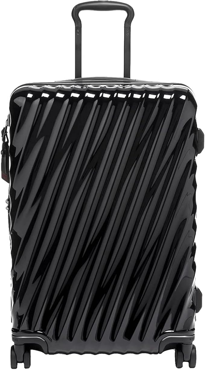 TUMI - 19 Degree Medium Checked Luggage 4 Wheeled Packing Case - Hard Shell Suitcase - 26.0" X 17.5" X 10.0" - Black