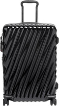 TUMI - 19 Degree Medium Checked Luggage 4 Wheeled Packing Case - Hard Shell Suitcase - 26.0" X 17.5" X 10.0" - Black