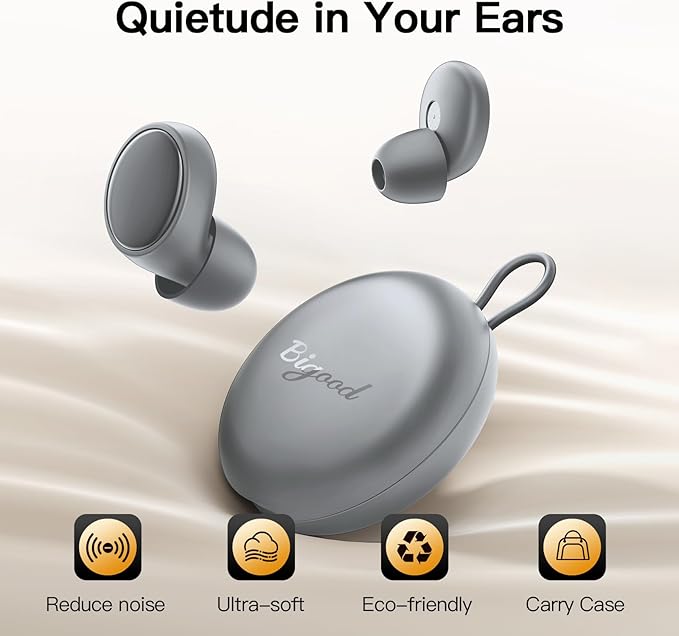 Ear Plugs for Sleeping 45dB Noise Cancelling Ear Plugs for Concerts, Focus, Travel, Work Silicone Hearing Protection Earplugs with 8 Ear Tips Reusable Noise Reduction Ear Plug with Storage Case Gray