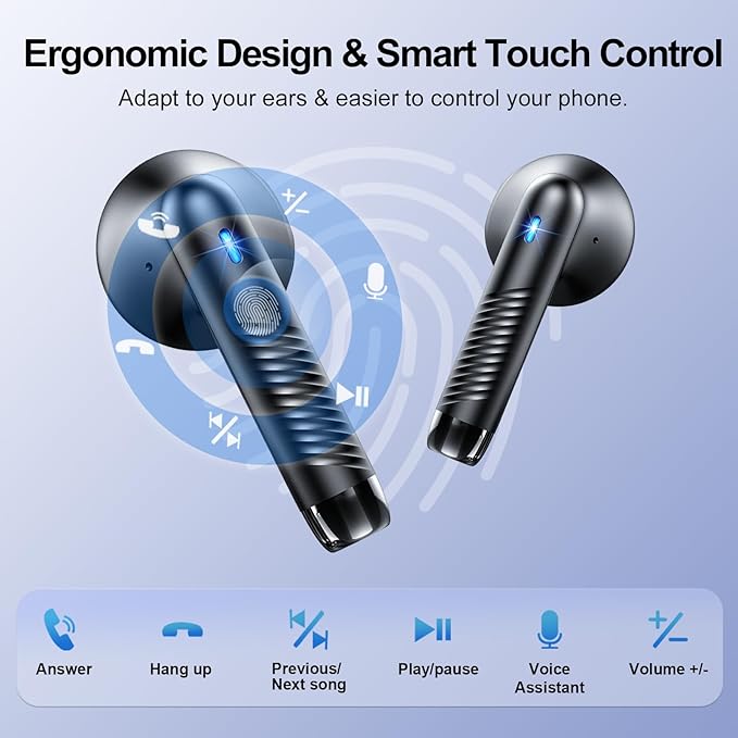 AI Translation Earbuds Real Time with Audio and Video Calls, 3-in-1 Language Translator Earbuds,164 Languages, 7 Translation Modes, 32H Buletooth 5.3 Headphones with Mic Translating Device