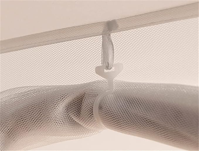 CdyBox Folding Mosquito Net Tent Canopy Curtains for Beds Home Bedroom Decor (Gray, 1.2X2.0m)
