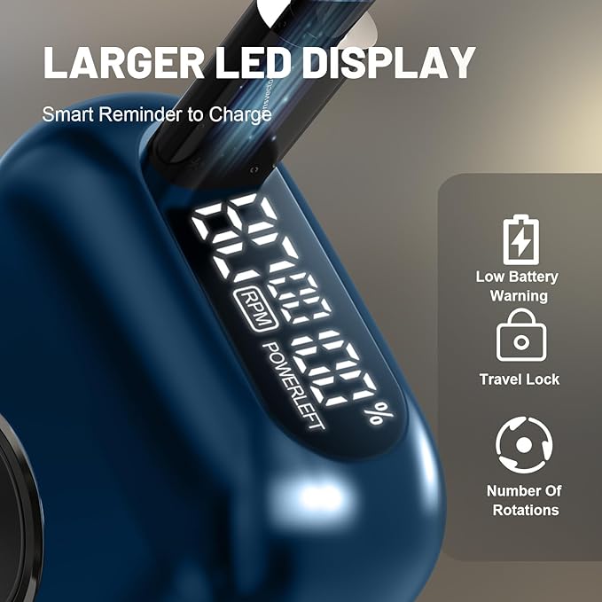 Electric Foil Shavers for Men: Upgraded Mini Electric Razor for Beard - 4 Floating Blades & Big LED Display - 2 Gears Adjustable Face Razor with IPX7 Waterproof for Travel & Home, USB Type C