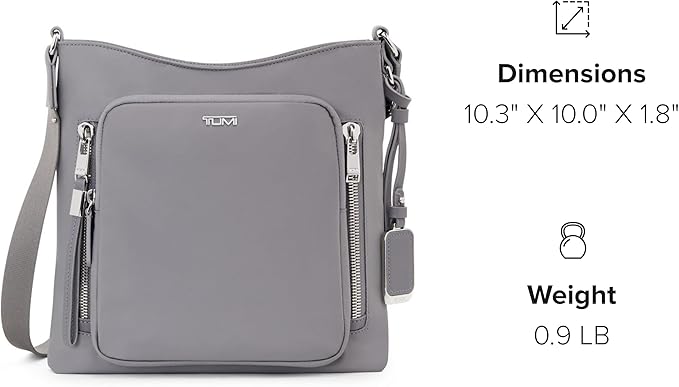 TUMI - Voyageur Tyler Crossbody - Nylon Crossbody Bag - Business, Travel Bag - Stain, Water-Resistant - Stylish Purse