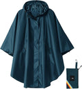 SaphiRose Unisex Rain Poncho Hooded Waterproof Raincoat for Adults Women