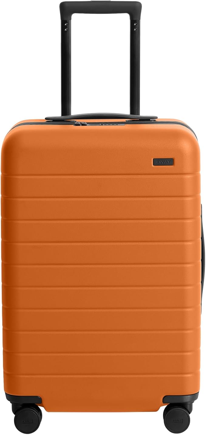 Away Bigger Carry-On Luggage, Lightweight Hardside Large Suitcase with Spinner Wheels, TSA Lock, Airline Approved, Sorbet Orange