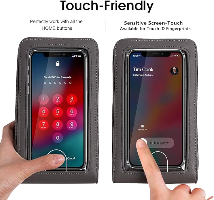 Crossbody Cellphone Purse Women Touch Screen Bag RFID Blocking Wallet Handbag Shoulder Strap