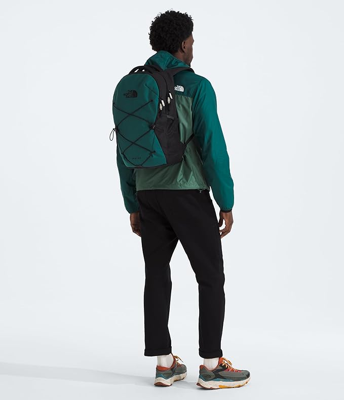 The North Face Jester Everyday Laptop Backpack - PFAS Free, Deep Nori/TNF Black, One Size