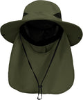 PFFY Sun Bucket Hats for Men Women 3” Wide Brim UPF 50+ Fishing & Beach Hat