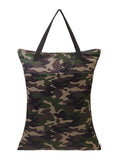 ALVABABY Large Wet Dry Bag Waterproof Hanging Cloth Diaper with Double Zippered Pockets 25x18 inches Laundry Bag HL-LW28, Camouflage