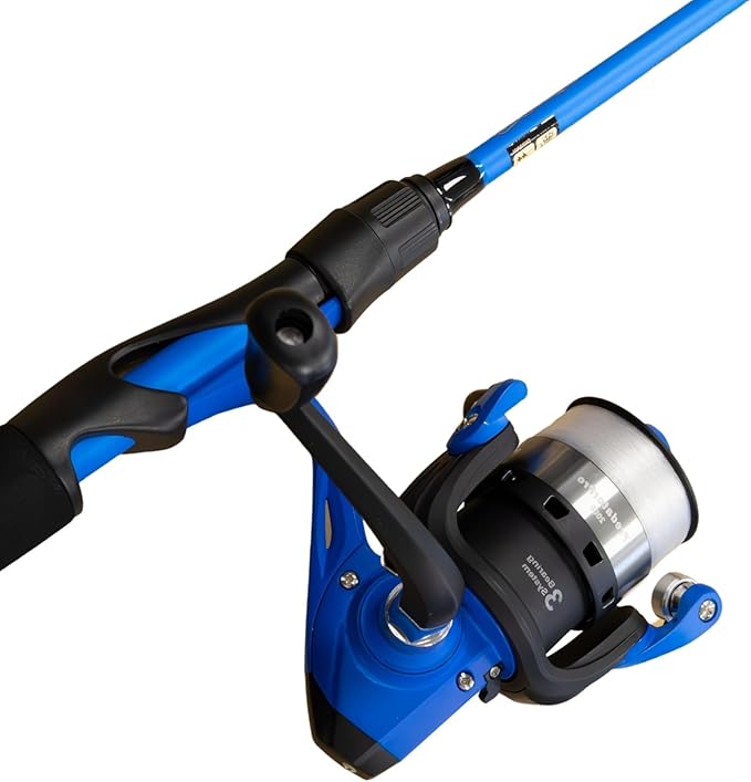 Reaction Tackle Fishing Rod and Reel Combo – 2-Piece IM6 Carbon Rods with Smooth Casting Reels – Spinning & Baitcasting Options