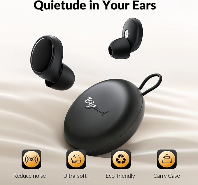 Ear Plugs for Sleeping 45dB Noise Cancelling Ear Plugs for Concerts, Focus, Travel, Work Silicone Hearing Protection Earplugs with 8 Ear Tips Reusable Noise Reduction Ear Plug with Storage Case Black