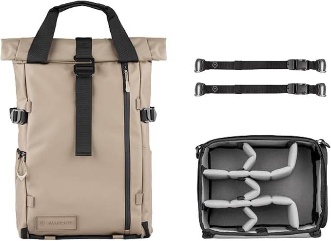 WANDRD All New PRVKE 31L V4: Camera Backpack and Photography Bundle - Weatherproof Travel and Photography Backpack, Bundle Includes 31L Bag, Camera Cube, Waist Straps, and Accessory Straps