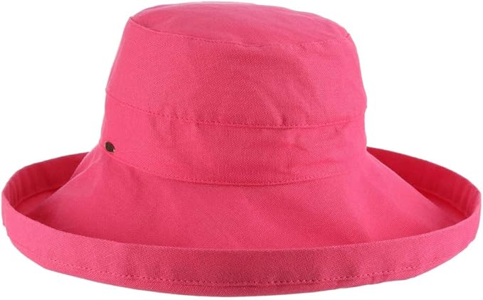 Scala Women's Cotton Hat with Inner Drawstring and Upf 50+ Rating
