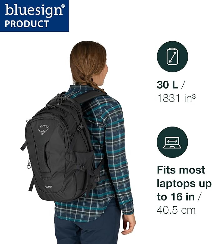 Osprey Comet Laptop Backpack, Alpaca Tan/Latte Brown Heather