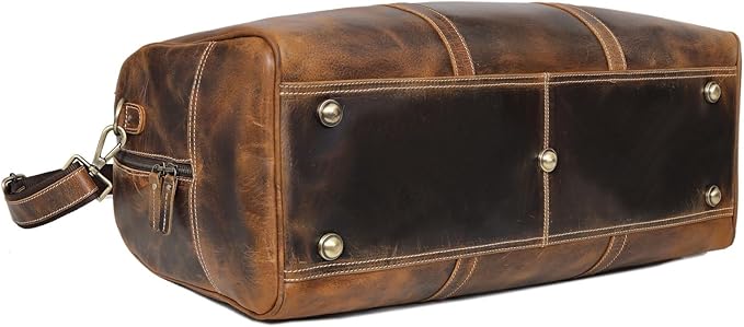 Leather Travel Duffel Bags for Men and Women Full Grain Leather Overnight Weekend Leather Bags Sports Gym Duffle