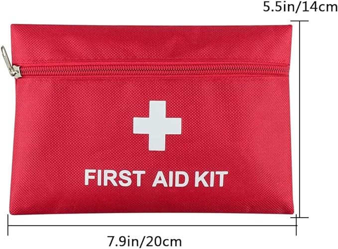 AOUTACC 12 Pack First Aid Kit Empty Bag, Travel Empty First Aid Kit Pouch for Emergency at Home, Office, Car, Outdoors, Boat, Camping, Hiking(Bag Only)