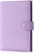 Slim Passport Wallet for Women – RFID Blocking Passport Holder for Travel with Card Slots, Coin Pocket & SIM Slot – Stylish Genuine Leather Travel Organizer – (Lavender)